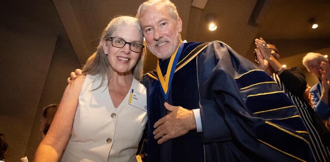 rich lyons with his wife jennifer lyons