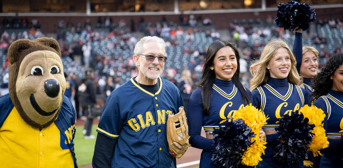 rich lyons at the cal giants baseball game